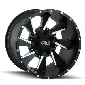 Cali Off-Road – DISTORTED – Black – 20″x10″ -19mm – Summer Wheels – 9106-2152M